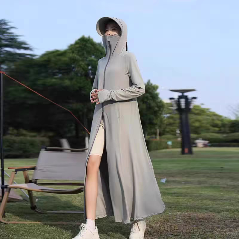 TC 【28万人の賞賛】アイスシルク 日焼け止め服 レディース ロング 2025夏新作 薄手 全身UVカット|undefined