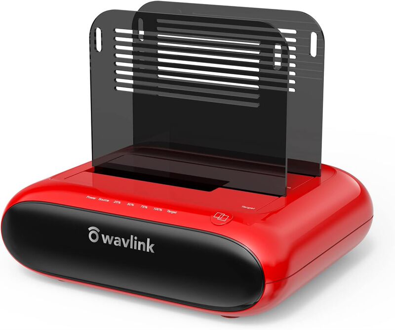 WavlInk Is SuItable for 1 or 3.5Inch Dual-slot External Hard DrIve DockIng StatIon USB3.0 to SATA I/II/III