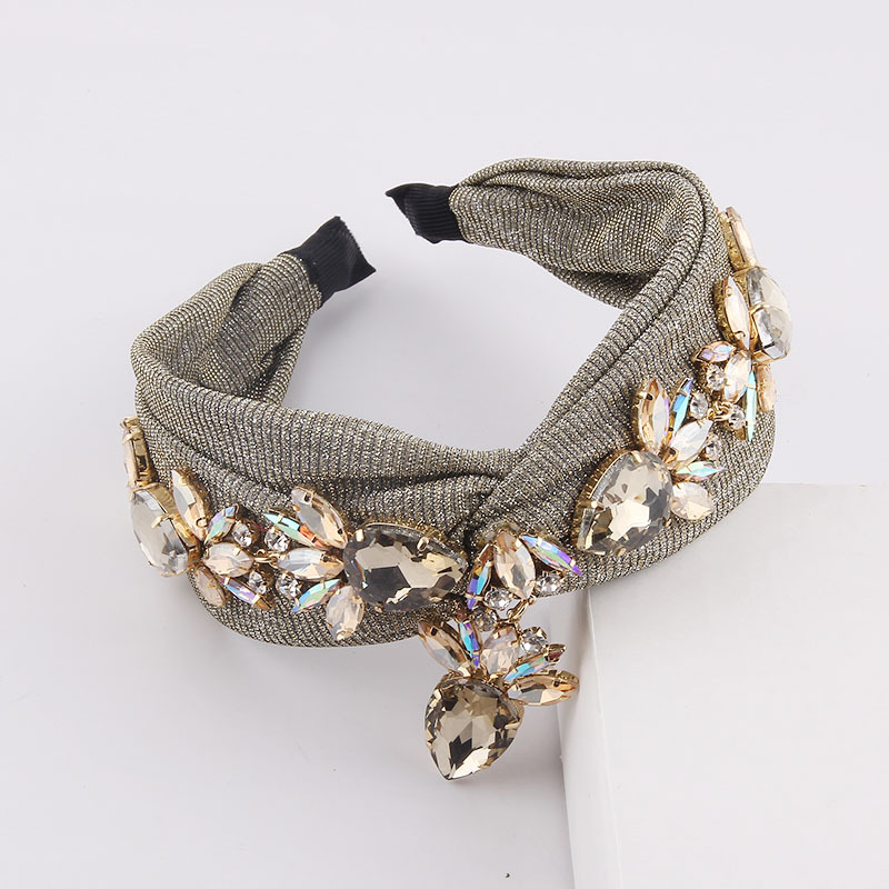 New Fashion Style Diamond-studded Gemstone Headband display picture 3