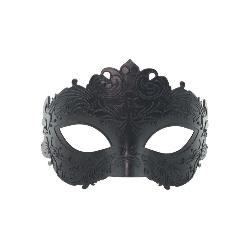 Amazon ventas calientes retro pintura aerosol ópera espectáculo medio rostro máscara de alto nivel props de baile máscara de plástico