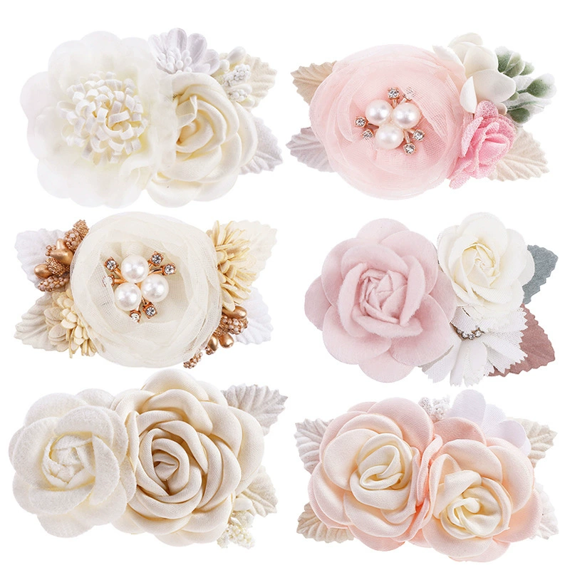 Девушки древний стиль заколки для волос имитация головных цветов аксессуары для волос принцессы дикие свежие лесные системы натуральные и милые детские изысканные волосы
