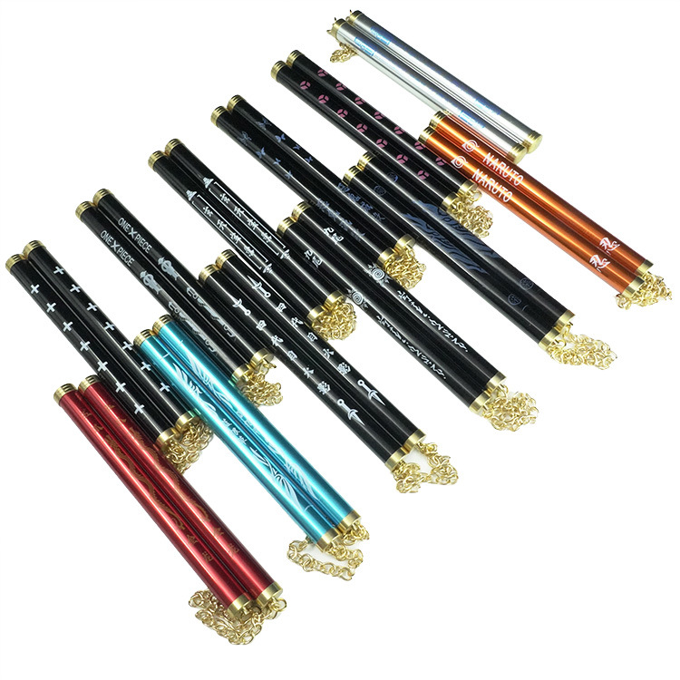 双节棍锌合金15公分英雄周边动漫迷卡纸盒包装家居收藏兵器双截棍