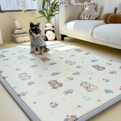 Mat, Anti-Fall Baby Floor Mat, Avtomobil döşəmə paspasları - car-bear-multifunctional-mat-80x200cm