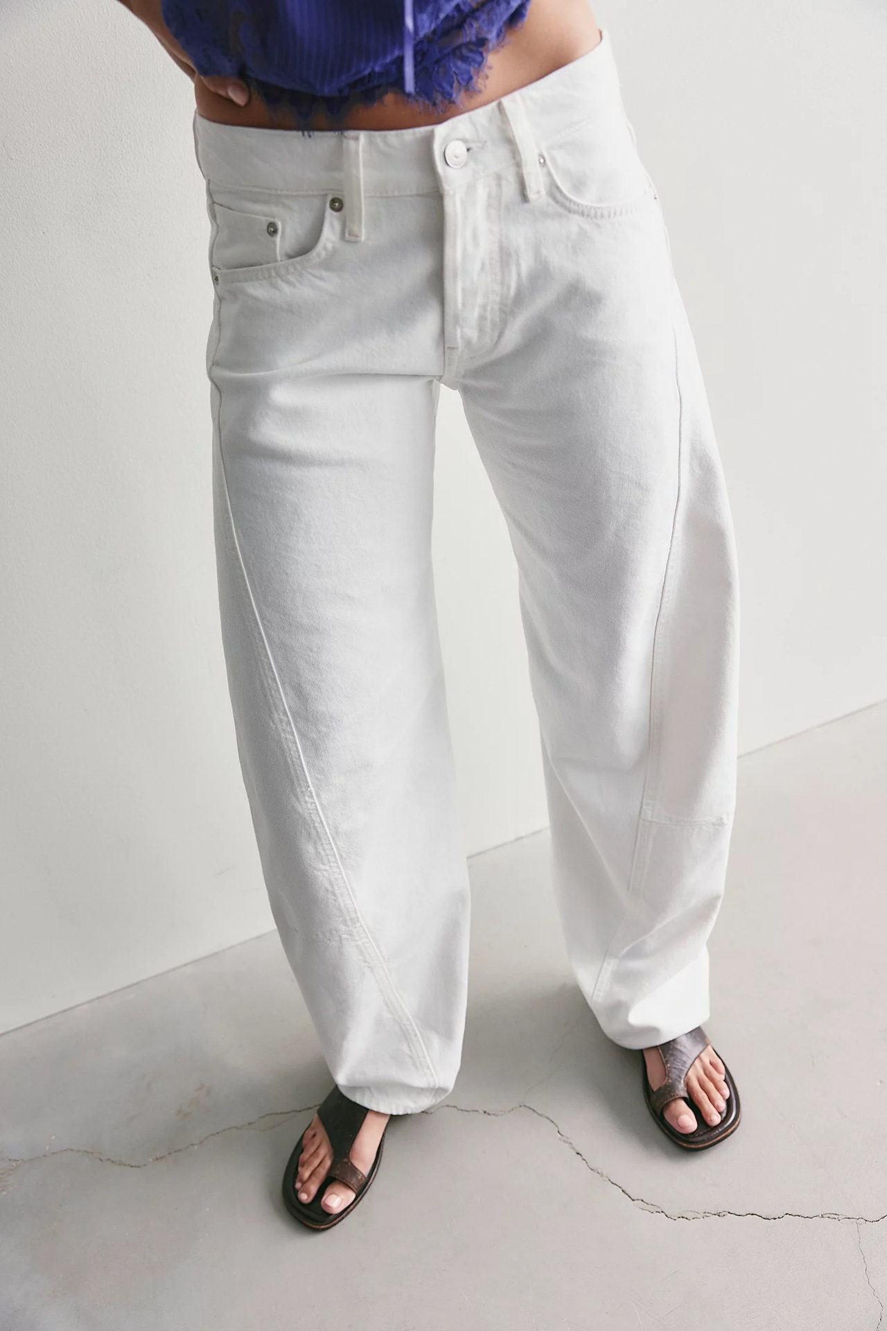Jeans Rectos para Mujer de Mezclilla, Cintura Media, Ligeramente Elásticos