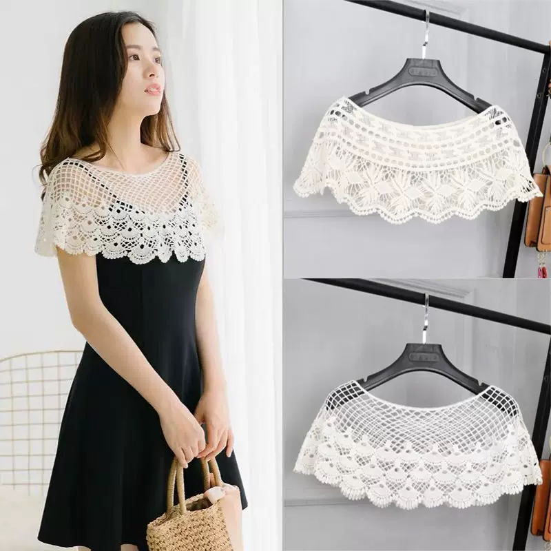 Lace dress, cloak, summer jacket, vest sleevless, Korean style