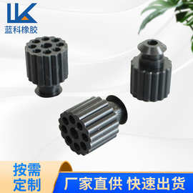 定 制橡胶塞防震脚门碰垫防水圆形堵头 加工黑色丁腈防滑橡胶脚垫