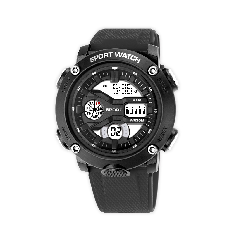 Nuevo estilo preppy reloj electrónico masculino y femenino estudiantes luminoso simple fresco reloj de alarma deportes fábrica pelo recto