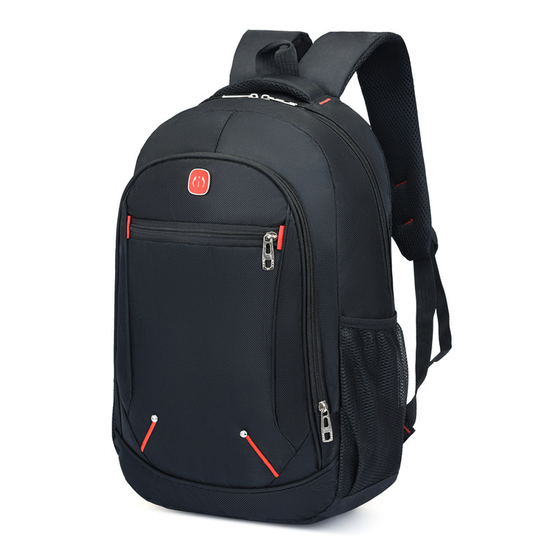 2026 primavera hombre Oxford tela mochila casual urbano simple viaje al aire libre estudiantes de color sólido almacenable
