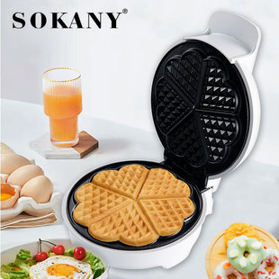 Cross-Border New Sokany906 Muffin Machine White Waffle Machine Waffle Maker