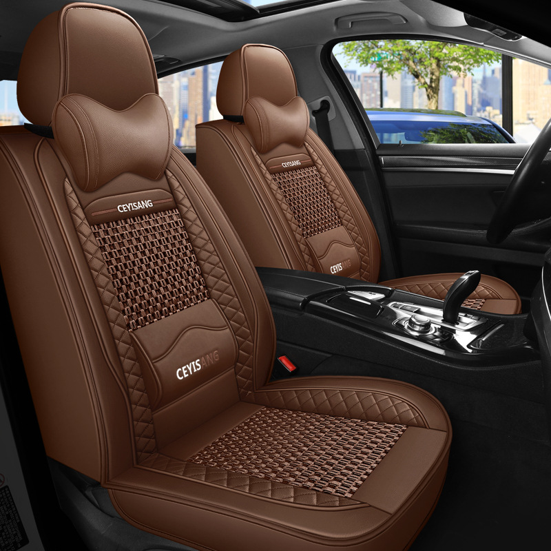 Universal – Seat cushion, seat cover 2024 New Car Seat - mocha-brown