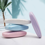 厂家批发眼镜盒抗压PU皮革光学近视镜铁盒男女学生简约便携眼镜盒