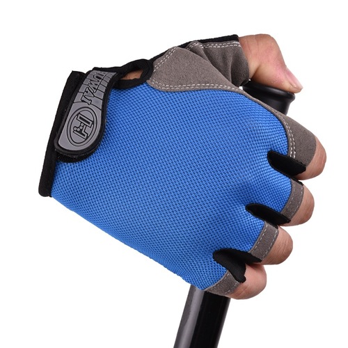 Half Finger Outdoor Sports Cycling Men Women Gloves Hiking Fitness Yoga Driving Shockproof Anti-Slip Bare Finger Breathable Gloves