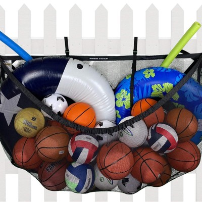 跨境泳池玩具存储袋玩具收纳挂带沙滩玩具收纳包手提袋泳池配件|ru