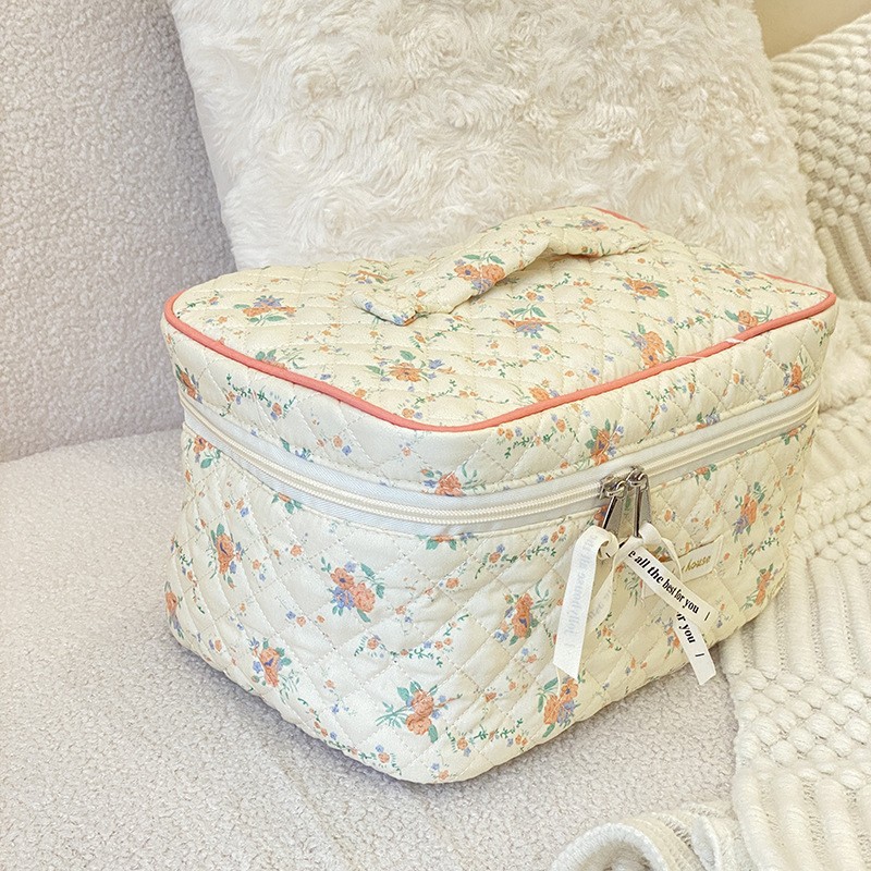 Retro cosmetic bag