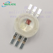 【工厂定制批发】Molicil 3W大芯片LED仿流明大功率RGB灯珠
