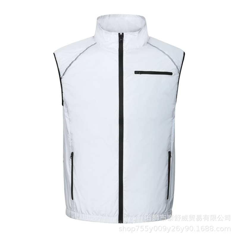 Nuevo chaleco de aire acondicionado inteligente transfronterizo de verano refrigeración artefacto de trabajo al aire libre de deportes de ventilador de refrigeración chaleco