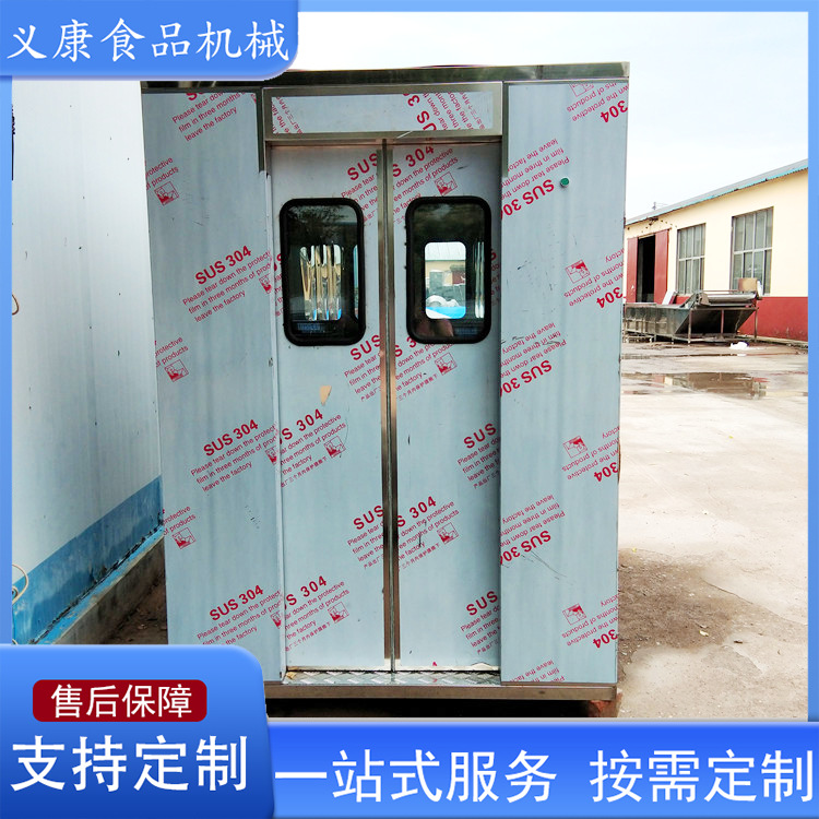 双人双吹不锈钢风淋室 全自动感应门风淋室 不锈钢自动门风淋室