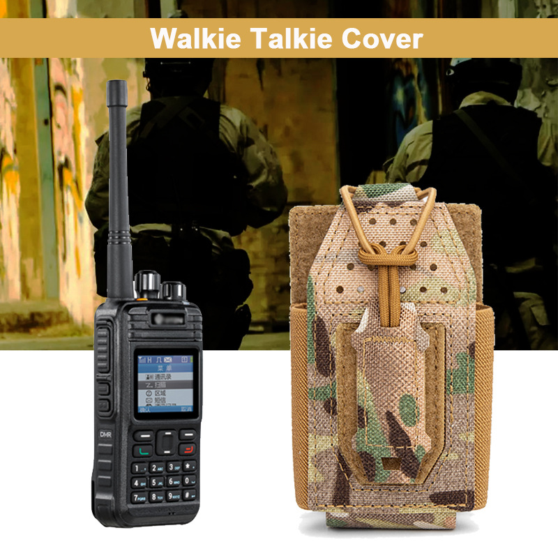 Universal Tactical Walkie-Talkie Bag, Molle Tool Bag, Edc Tactical Waist Bag, Storage Bag, Outdoor Military Radio Bag