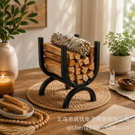 小型香材存放支架 铁艺桌面收纳摆件 圣木鼠尾草展示置物架