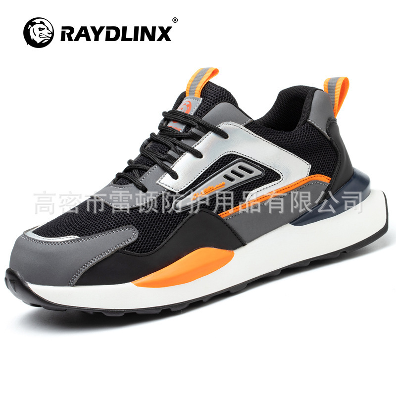 Cross-Border preferred Labor protection shoes men's anti-smashing and anti-stab breathable soft four-season non-slip protective shoes work shoes safety shoes Cross-Border preferred Labor protection shoes men's anti-smashing and anti-stab breathable soft four-season non-slip protective shoes work shoes safety shoes