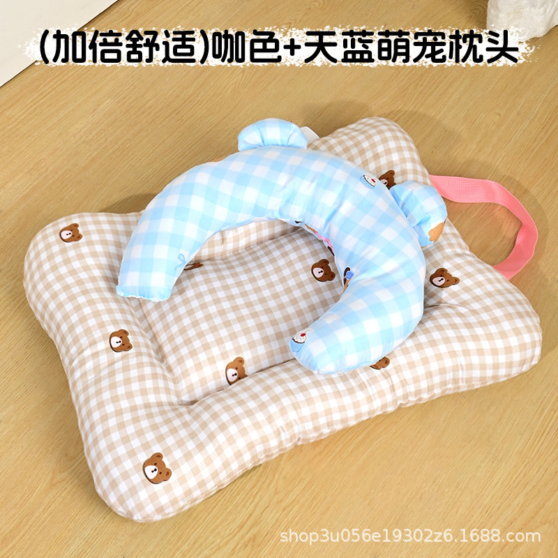 四季通用の布張り猫の巣、猫の睡眠マット、子猫、若い猫、ミルク猫の睡眠用猫マット、厚いマットレス|undefined