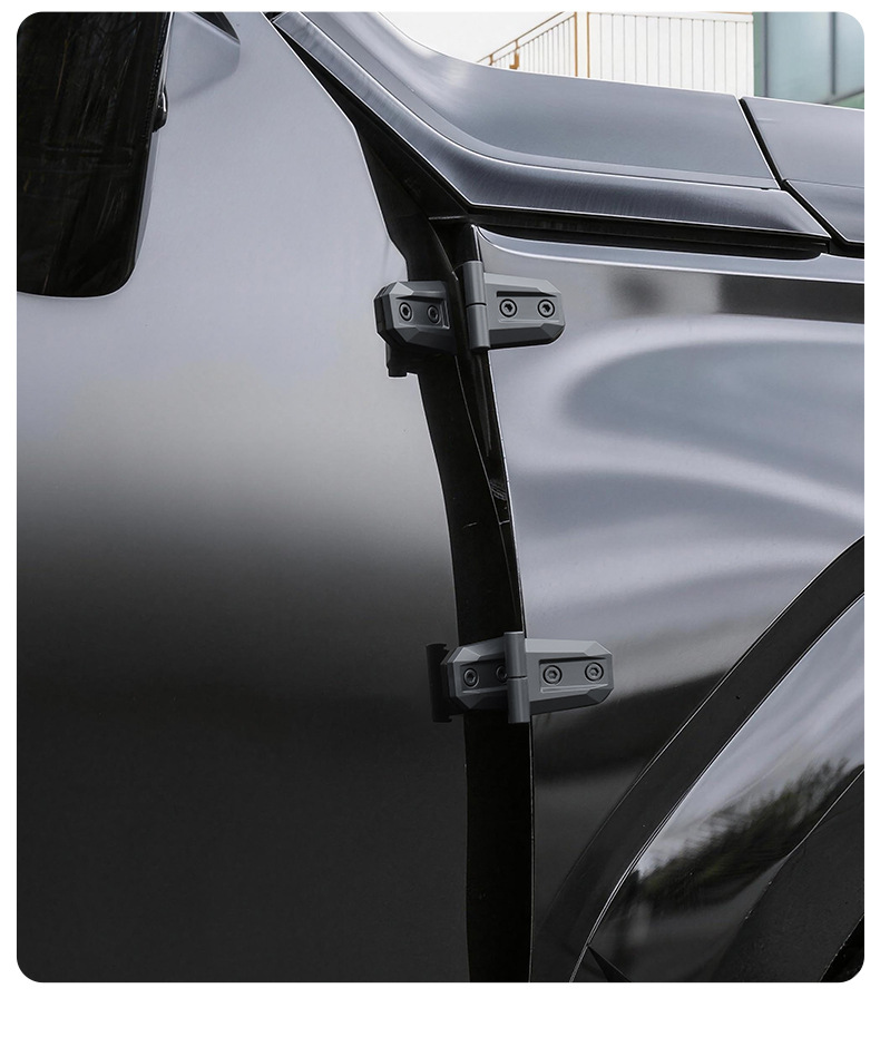 Cross-Border Hard-Style Car Door Trim Strips, Off-Road Style Exterior Modification, Car Door Hinges, Hood Hinge Decorative Stickers