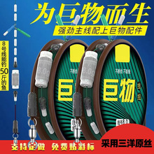 主线组巨物成品鱼线尼龙主线钓鱼成品套装渔线pe大物线组批发