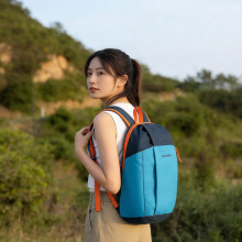 双肩包迪卡侬同款轻便儿童青少年背包徒步15L小背包学生户外旅行