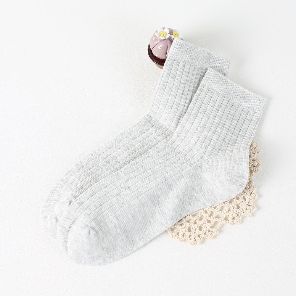 Liuzhi Kids Autumn Cotton Knee Socks Mid-length 4