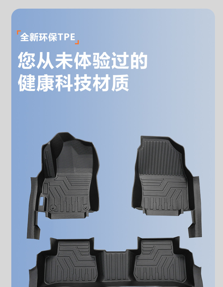 Suitable for Toyota Corolla models 14-26, full coverage interior modification accessories, waterproof TPE car floor mats