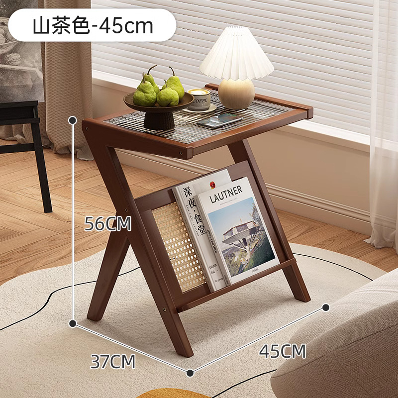 동백색 - 길이 45cm [단단한 대나무, 두껍고 강화됨]