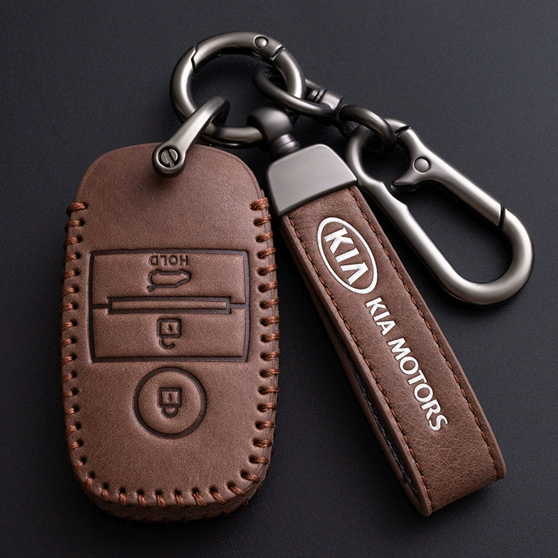 Подходит для чехла ключа Kia K3 K2 Wisdom Run K4 Lion Aoi Run K5 Frederi KX7 Huanchi Kaiku кожаный мешочек застёжка