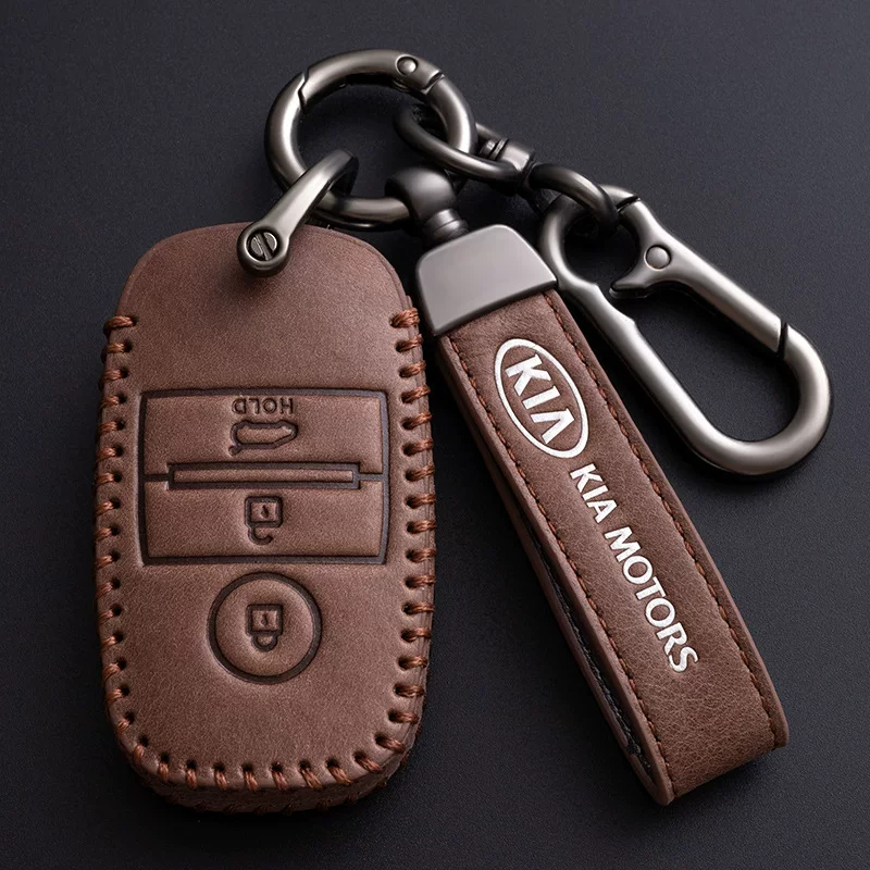 Подходит для чехла ключа Kia K3 K2 Wisdom Run K4 Lion Aoi Run K5 Frederi KX7 Huanchi Kaiku кожаный мешочек застёжка