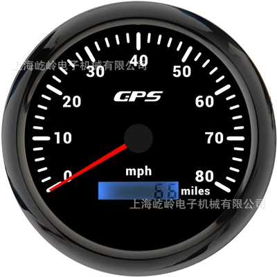 automobile instrument Code Meter Car and - 0-80mph-black-frame-black-bottom