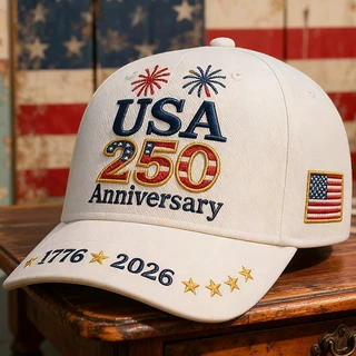 速卖通时尚简约250周年系列3D数码印花个性休闲POD定 制鸭舌帽子