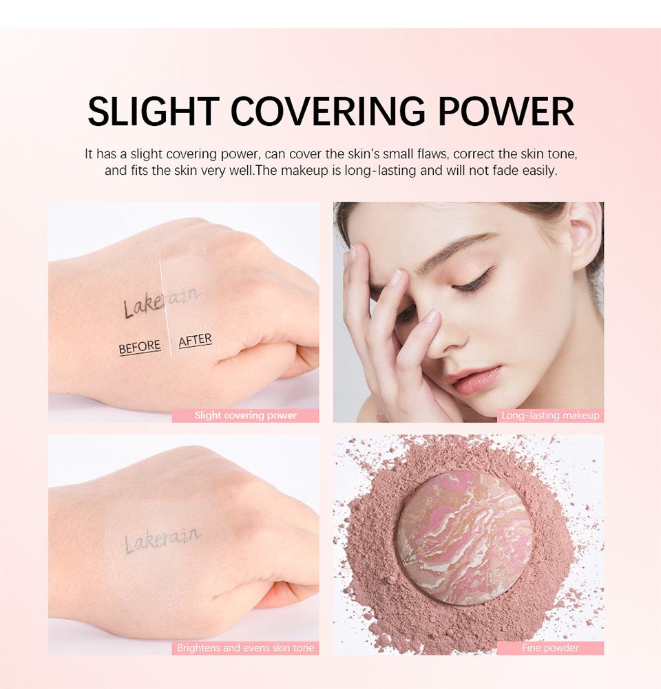 Cross-border new lakerain baking powder, highlighter Contour powder, setting and contouring undefined