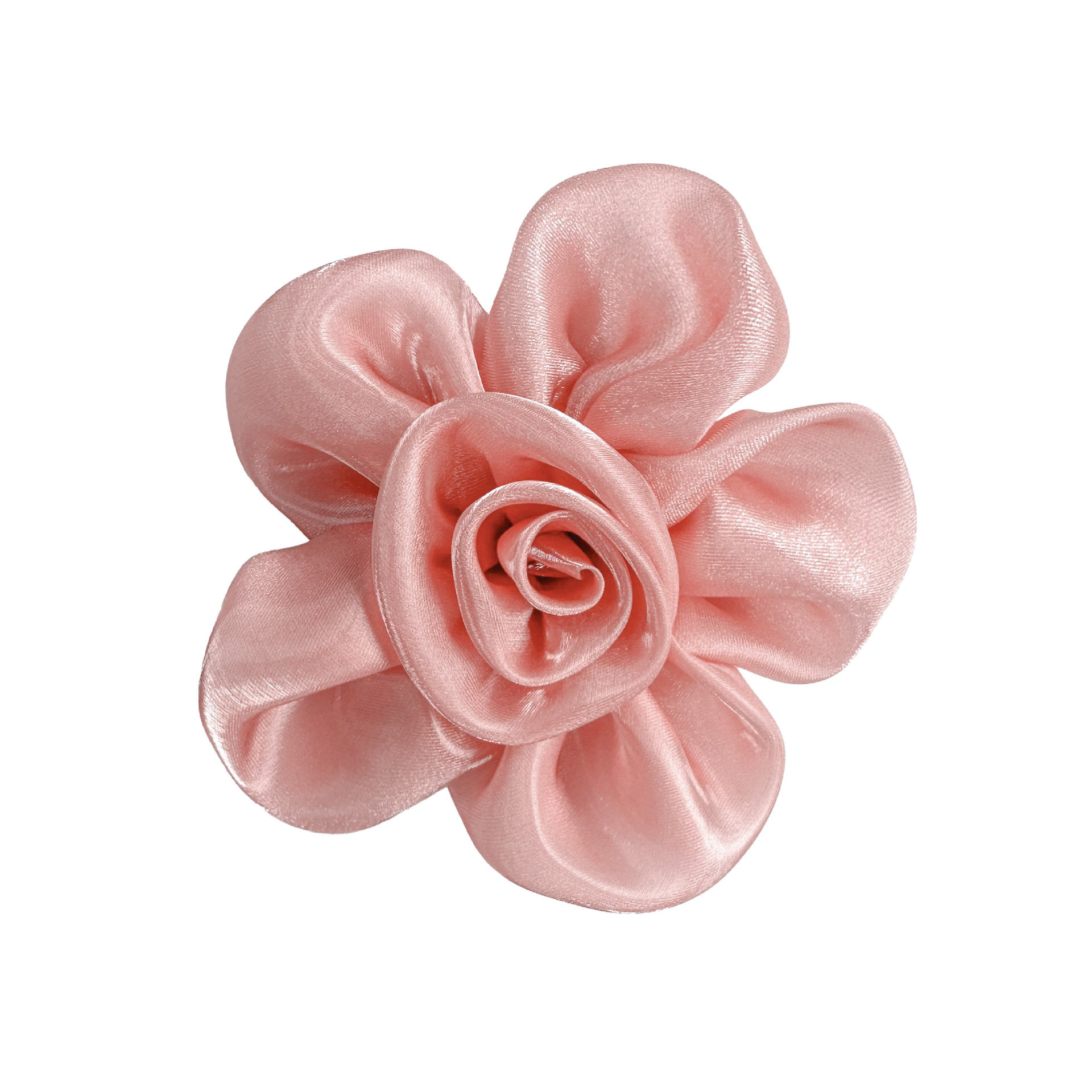 11.6cm fábrica directa accesorios de flores zapatos accesorios de ropa satén flores hechas a mano clip de cabello ropa diy