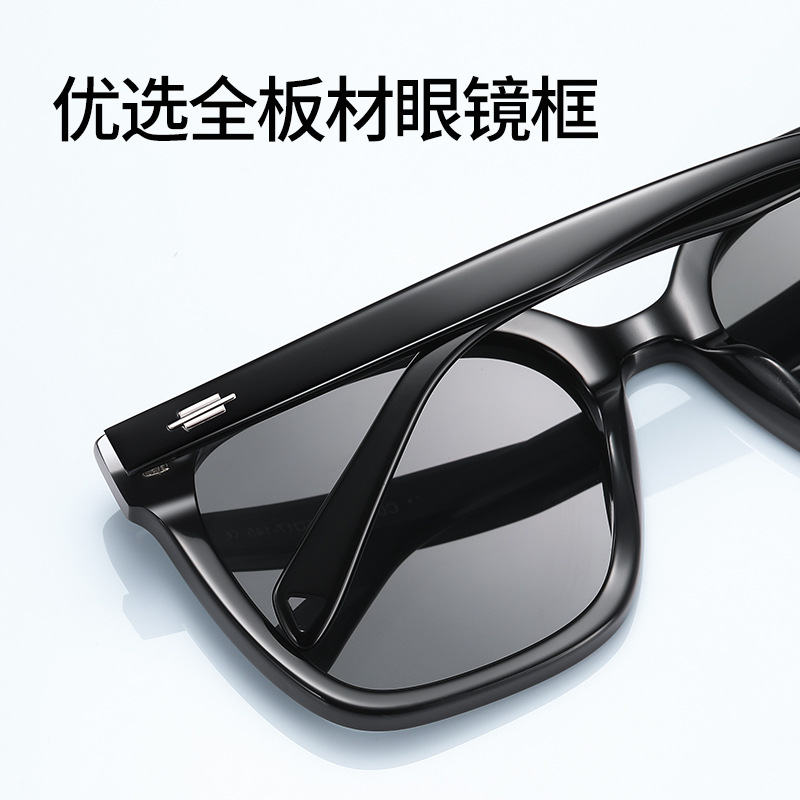 Nuevas gafas de sol de hoja hechas a mano Gafas de sol polarizadas GM PS6601 Gafas de sol de hoja de protección UV de moda