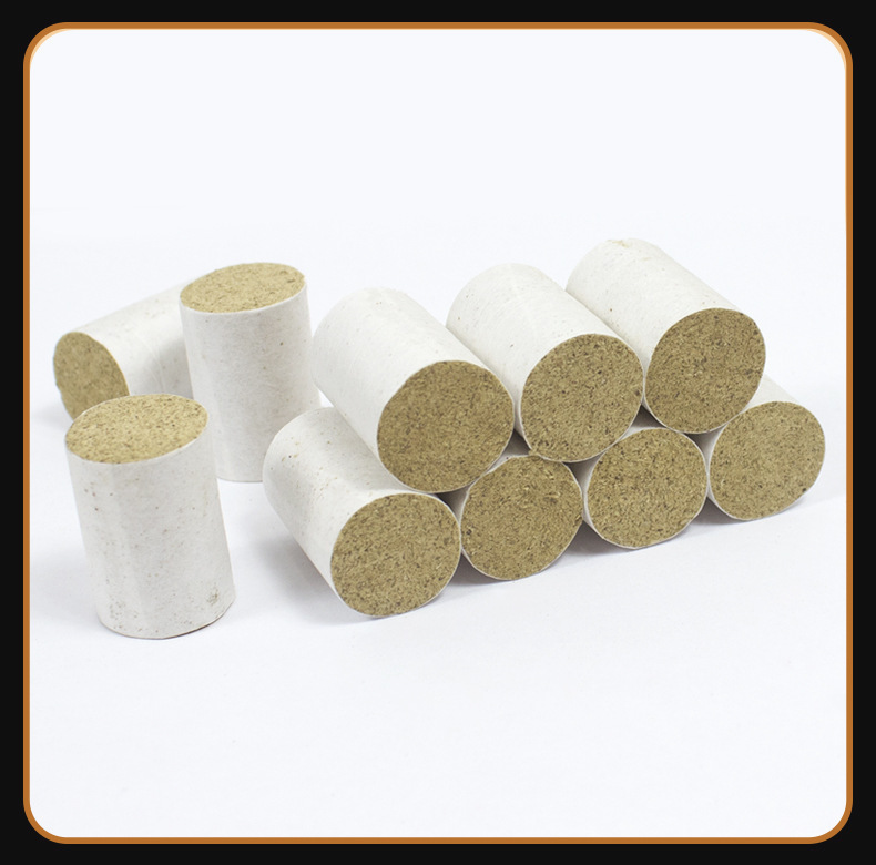 Moxa Sticks Ai Zhu 3-Year Aged Moxibustion Columns 4cm x 5cm for Home Spa Warming Use 6 Per Pack specifications