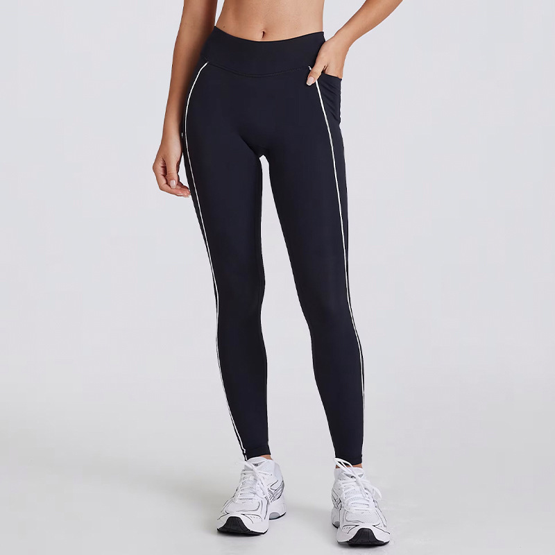 Trousers-dark night black