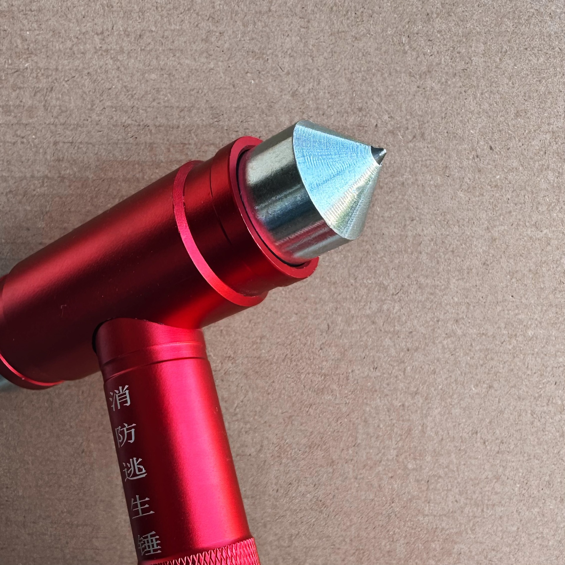 Workshop school aluminum alloy safety hammer with anti-theft rope office factory fire glass escape hammer window breaker