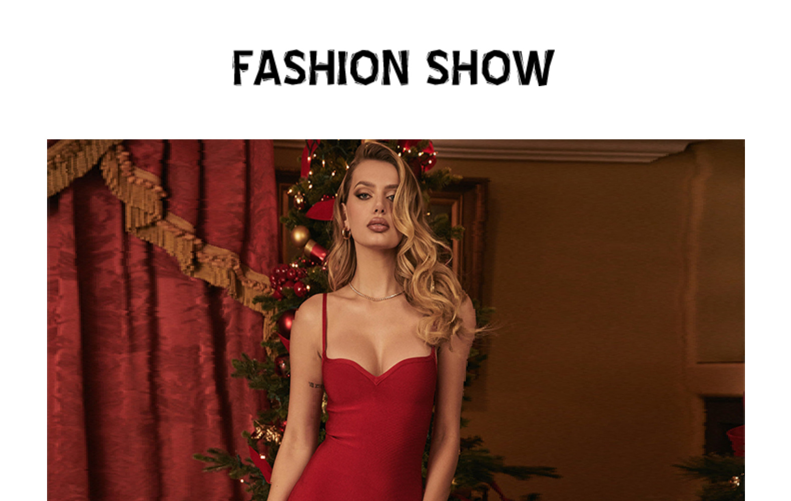 Elegant V-neck Dress Image 2