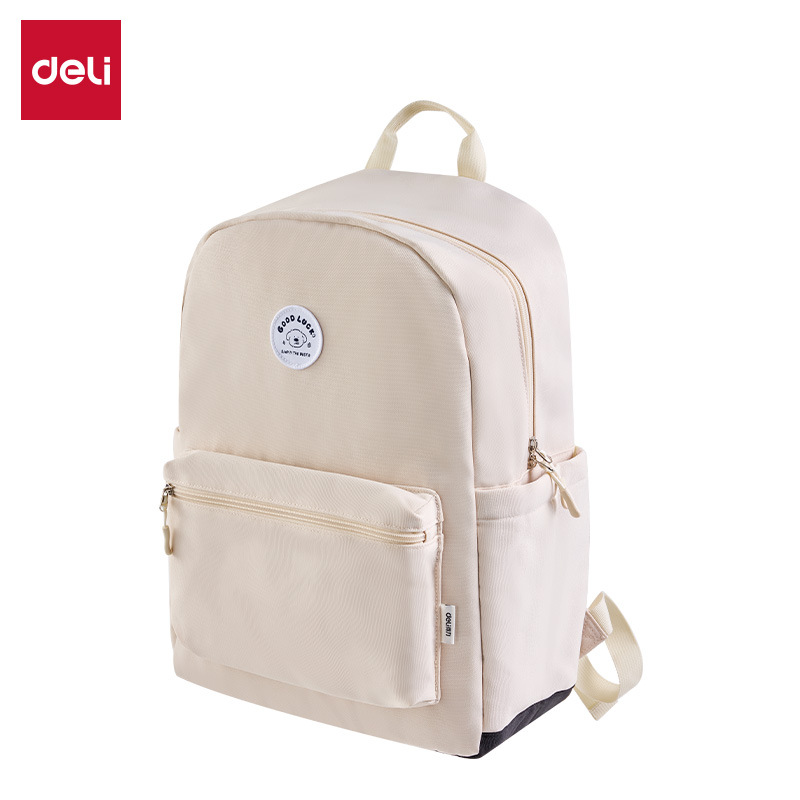 Déli BB222 serie simple simple mochila escolar ocio mochila de hombro para estudiantes escolares almacenar mochila escolar ligera image 6