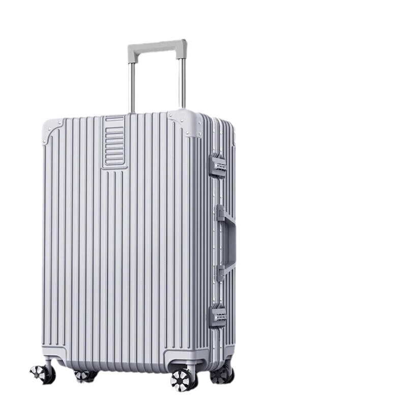 [Fábrica de selección estricta] maleta de aluminio de 20 pulgadas, ruedas universales de 24 pulgadas, maletas duraderas para estudiantes masculinos y femeninos