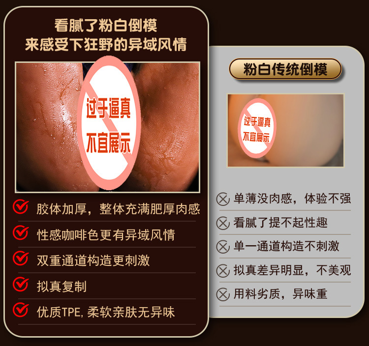 Jiuai Asai Anna Half-body TPE Male Masturbator with Realistic Buttocks and Vaginal Entry — detail image 2
