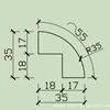 Density board arc R35*2.44 meters