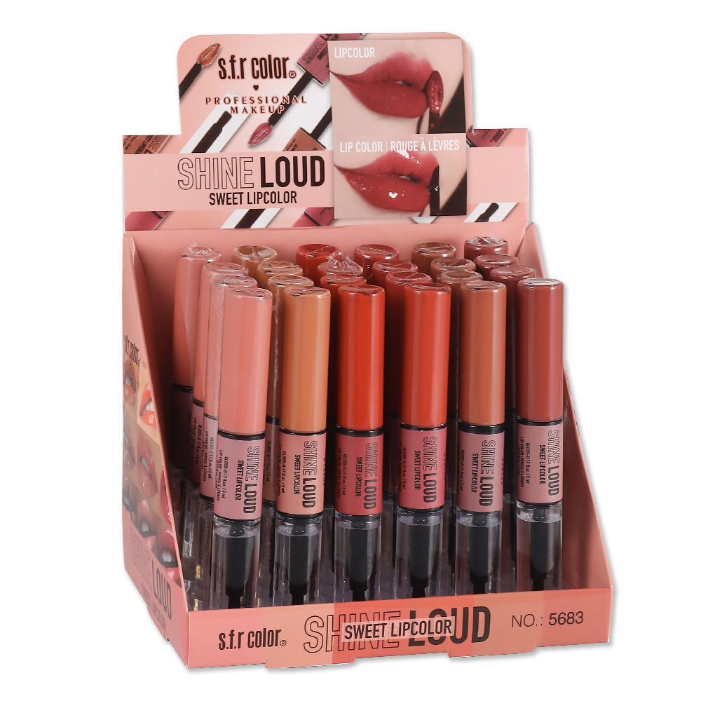 s.f.r color transfronterizo 6 colores de agua doble esmalte labial impermeable impermeable lápiz labial impermeable impermeable image 6