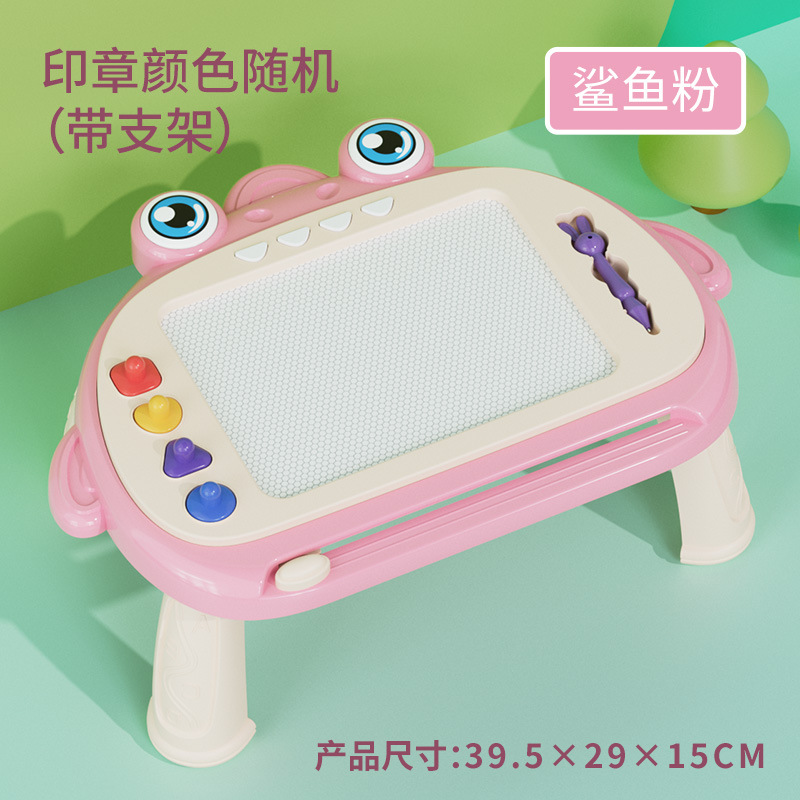 Tablero de dibujo para niños de gran tamaño para el hogar Tablero de escritura magnético para niños pequeños, juguete de dibujo magnético de graffiti para bebés borrables