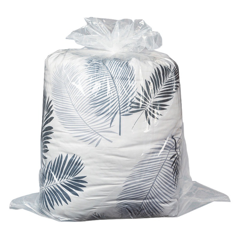 Bolsa de cartón engrosada bolsa de embalaje de plástico a prueba de polvo bolsa de plástico transparente de alta bolsa de película al por mayor de alta presión pe bolsa plana