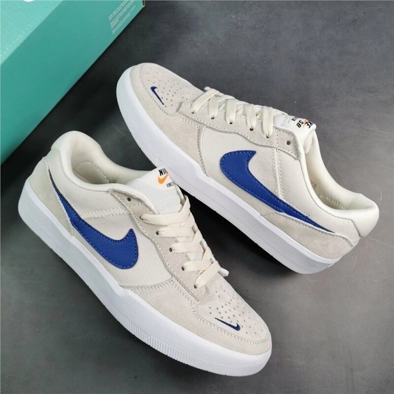 Pure Original Putian Force58 Gray and Blue Campus Versatile Men's and Women's Trendyy Retro Couple Casual Sports Sneakers Cross-Border Pure Original Putian Force58 Gray and Blue Campus Versatile Men's and Women's Trendyy Retro Couple Casual Sports Sneakers Cross-Border